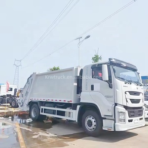 รถบรรทุกอัดขยะใหม่ 14 คิวบิกเมตร ควบคุมระยะไกล โครงรถอีซูซุ สำหรับบริการเก็บ<span class=keywords><strong>ขยะ</strong></span>และทำความสะอาด - Product Image 3