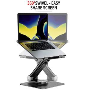 Soporte Plegable Portátil para Laptop, Ajustable en Altura, Soporte Ergonómico de Aluminio para Macbook Pro, Venta al Por Mayor - Product Image 2