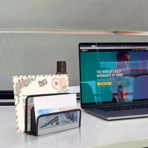 Oferta Especial: Organizador de Escritorio de Malla Metálica de 3 Secciones, Bandeja para Cartas, Porta Cartas, Color Personalizado, Suministros de Oficina al Mejor Precio - Product Image 6