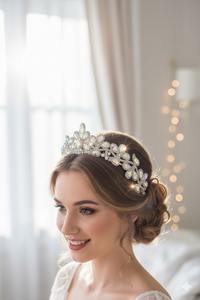 Dentelle en cristal strass de haute qualité pour robes ou robes de mariée et accessoires disponibles pour l'approvisionnement en gros - Product Image 5