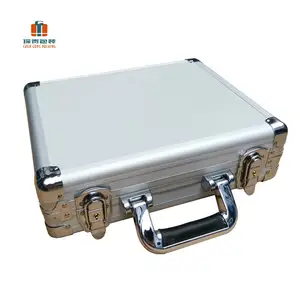 Prata Moeda Recolha À Prova de Poeira Protetor De Armazenamento Pequena caixa De Caixa de Alumínio