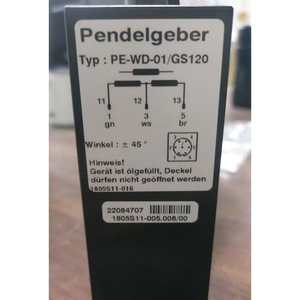 เซ็นเซอร์วัดมุม FSG Pendelgeber PE-WD-01/GS120 ช่วงการวัด 45 องศา เซ็นเซอร์ตำแหน่งเชิงเส้น - Product Image 1
