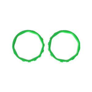 Anillos decorativos octogonales de repuesto de diseño renovado en verde para el control de Xbox Series X/S, versión EXtremeRate ASR. - Product Image 1