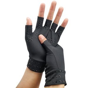 Guantes de compresión para artritis con puntos magnéticos, <span class=keywords><strong>articulaciones</strong></span> de seguridad deportiva, terapia de curación, alivio del <span class=keywords><strong>dolor</strong></span>, guantes de masaje con puntos magnéticos - Product Image 4