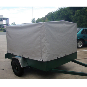 Housse de <span class=keywords><strong>remorque</strong></span> utilitaire en PVC imperméable personnalisée 8x5, housse de <span class=keywords><strong>remorque</strong></span> à caisse, housse de <span class=keywords><strong>remorque</strong></span> à cage, housse de <span class=keywords><strong>remorque</strong></span> en toile avec accessoires - Product Image 4