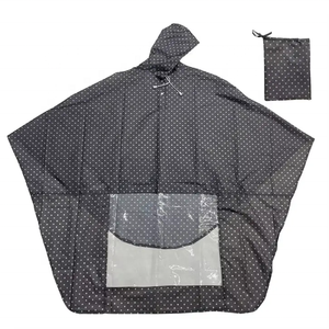 Poncho Antipioggia Leggero e Portatile per Bicicletta, Unisex, in Poliestere 210T con Rivestimento in PU, Mantella Impermeabile Riutilizzabile con Cappuccio per Ciclismo - Product Image 5