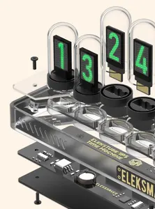 טוב יותר eleksmaker זוהר שעון צבעוני elekstubbe להציג שעון דיגיטלי דקורטיבי שולחן עבודה