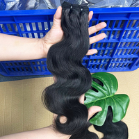 Extensions de cheveux humains vietnamiens Remy Body Wave 8-40 pouces, double trame, cuticules alignées, mèches à tisser, marque NUOCHENG, couleur 1B