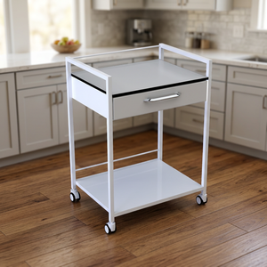 Chariot à tiroir unique CLEBER PISA 40014, usage hospitalier, haute qualité, capacité de charge de 200 lb, garantie 1 an, assistance technique en ligne - Product Image 3