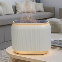 Diffuseur d'huile essentielle électrique ultrasonique le plus vendu avec humidificateur de parfum d'air USB de conception de flamme de feu