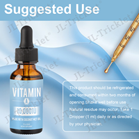 Gouttes de vitamine a avec étiquette JULONG OEM Palmitate de rétinyle liquide avec huile de noix de coco MCT Vegan Micellized VIT a Supplément