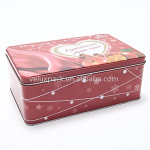 Customized Food Grade Large Volume Rectangular <strong>Biscuit</strong> Metal <strong>Tin</strong> Can Containers Eco Friendly Airtight <strong>Christmas</strong> <strong>Tin</strong> <strong>for</strong> Cookies - Product Image 3