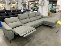 Gerfenii Hi-Q forma modular extensible interior piel de silicona esquina sofá de cuero para sala de estar