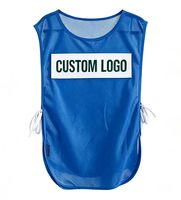 Chalecos de Entrenamiento Personalizados con Malla, Sin Mangas, con Lazos Laterales, para Equipos de Fútbol, con Logotipo Personalizado