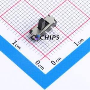 K3-1260D-L1 Slide Switch Through hole Component (THT) Switch Single Pole Double Throw Rectangle Pin Header PC Pin 9mm - Product Image 1