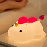 Lampe de chevet créative en silicone motif dessin animé, veilleuse pour chambre à coucher avec alimentation secteur pour un sommeil réparateur (modèle mère et enfant)