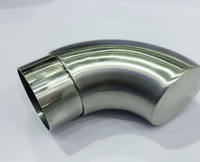 Embout de tube moderne en acier inoxydable pour balustrades et rampes d'escalier