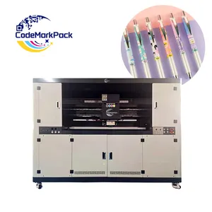 Imprimante de gobelet UV intégrée de l'approvisionnement direct d'usine 220v 320mm avec la machine d'impression UV cylindrique d'encre éco-solvant