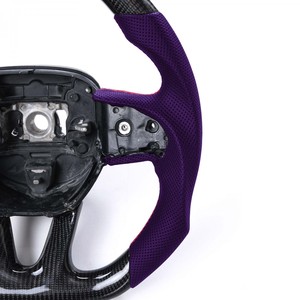 Volante de Repuesto Premium para Infiniti Q50, Lexus, <span class=keywords><strong>Audi</strong></span> y Honda con Fibra de Carbono en Forma de Panal y Alcántara - Product Image 3