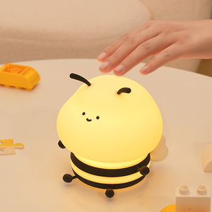عائلة ICARER حيوان لطيف بتحكم الصنبور Kawaii هدية النحل سيليكون مصباح ضوء الليل - Product Image 2