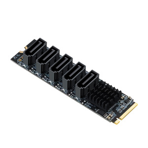 Carte adaptateur M.2 M-KEY NVMe vers carte d'extension 3.0 à 5 ports, adaptateur d'extension de disque dur NAS Synology pour ordinateur de bureau - Product Image 2