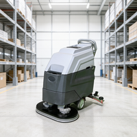 Nouvelle autolaveuse électrique autoportée M4 avec batterie 24V 100Ah et autonomie de 2-3h, commande à une touche, 3-en-1 pour usage domestique et commercial