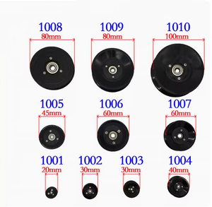 PAY-off Rack dây hướng dẫn ròng rọc, căng thẳng Súng gốm ròng rọc, kết hợp nhựa và gốm OEM nhựa bánh xe nhựa màu đen y lốp xe - Product Image 4