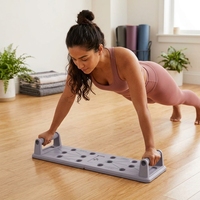 Planche de fitness multifonctionnelle, planche abdominale, plaque de pompes, planche de Pilates, planche abdominale, équipement de fitness pour le renforcement du tronc
