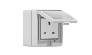SONOFF-enchufe inteligente S55 para exteriores, toma de corriente conectada con WiFi, impermeable, 13A, IP55, Compatible con <span class=keywords><strong>Alexa</strong></span> / Google - Product Image 3