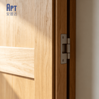 Porte intérieure peinte sur mesure, finition placage bois, prix de gros direct usine, chambre moderne minimaliste