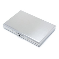 Boîte de blocage RFID en alliage d'aluminium et fibre de carbone, gravure laser personnalisée, logo vierge, porte-cartes de visite, pratique, mince, poche, moulage