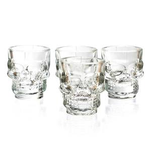 50ml 독특한 할로윈 크리에이티브 바웨어 브랜디 장식 보드카 위스키 해골 샷 유리 마시는 컵 - Product Image 6