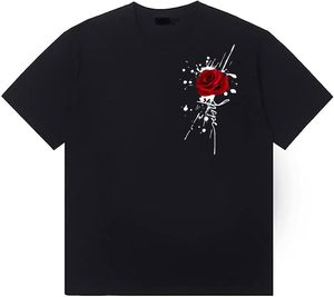 Camisetas de Manga Corta con Estampado de Grafiti Creativo para Hombre, 100% Algodón, Tejido de Punto, Estilo Casual de Verano, Ropa Urbana de Rapero, Y2k - Product Image 2