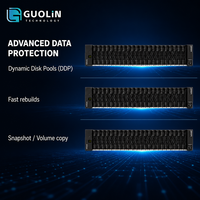 Lenovo ThinkSystem DE6600H 2U24 SFF, Sistema de Almacenamiento SAN NVMe Empresarial, Controlador Híbrido Flash Array Dual Activo