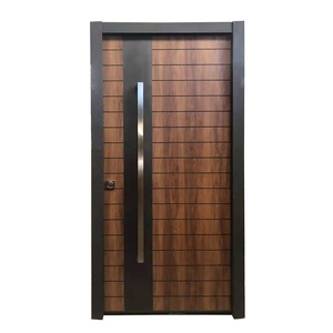 TECHTOP Fabrication de portes blindées professionnelles <span class=keywords><strong>Porte</strong></span> de sécurité pare-balles de style moderne avec fonction antivol pour appartements - Product Image 1