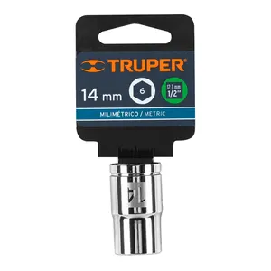 BOX 6 Douille 14 mm, 6 points, entraînement 1/2 po, TRUPER - Product Image 4