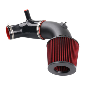 Sistema de Admisión de Aire Frío de Alto Flujo de 4 Pulgadas con Entrada Turbo para BMW B58 3.0L 2019+ M340i G20 G21 AIM039-RD-BK - Product Image 3