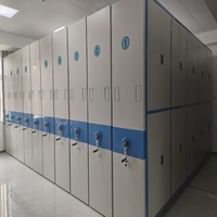 Classeur mobile industriel Woma et système d'étagères-Étagères verrouillables en métal durable pour l'école et l'entrepôt