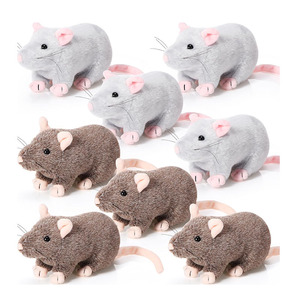 8724 Ratón <span class=keywords><strong>de</strong></span> Peluche Personalizado Súper Suave y Realista, Muñeco <span class=keywords><strong>de</strong></span> Ratón <span class=keywords><strong>de</strong></span> Juguete, Regalos <span class=keywords><strong>de</strong></span> Broma <span class=keywords><strong>de</strong></span> Halloween para Niños - Product Image 1