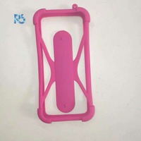 Étui de téléphone portable universel anti-chute en silicone avec support à ressort et coque de protection électro-plaquée pour iPhone et Samsung