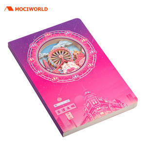 Cuaderno <span class=keywords><strong>de</strong></span> Papel 3D Personalizado <span class=keywords><strong>de</strong></span> Fábrica en Oferta, Tapa Dura A5 <span class=keywords><strong>de</strong></span> PVC, Impresión UV, Encuadernación Cosida con Hilo, Regalo <span class=keywords><strong>de</strong></span> Cumpleaños Empresarial - Product Image 2