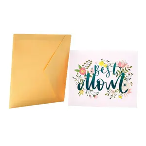 Wholesale Custom New Creative Elegant Flower 3D Pop-up Greeting Card Printing Pop Up Mother Day Greeting Cards
