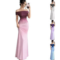 Vestido de Verano Casual para Mujer, de Moda, Superventas, Dulce, de Satén, Ajustado, Moldeador, con Tirantes y Cuello en V, con Cremallera