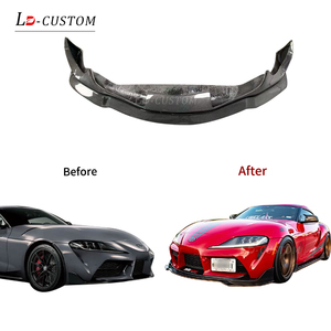 Convient pour améliorer l'apparence du <span class=keywords><strong>Toyota</strong></span> GR Supr M5 A90/A91 avec un becquet avant en fibre de carbone de style Seib, pare-chocs avant - Product Image 6