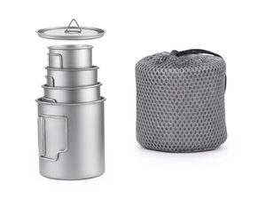Olla de Titanio Plegable para Exteriores, Ecológica, Fácil de Transportar, para Té, Café, <span class=keywords><strong>Agua</strong></span>, para Picnics y Uso al Aire Libre, 1-2L - Product Image 5