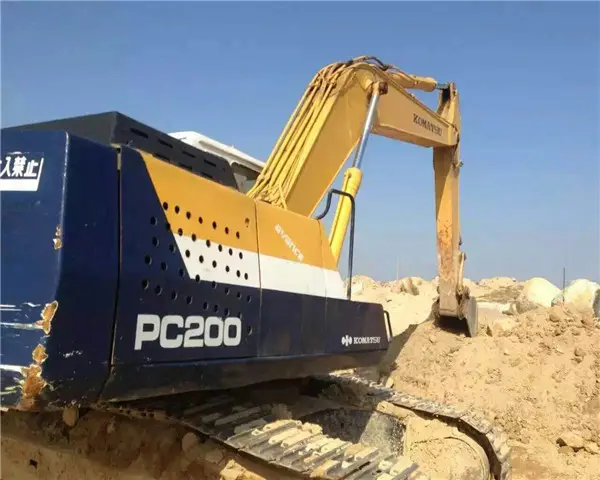 Alta Qualidade Usado PC200-5 Komatsu Escavadeira Construção Secondhand Digger Machinery Earth-Moving Machine