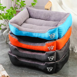 Cama rectangular para perros, camas suaves, sofá grande lavable para dormir, acogedor sofá de lujo personalizado para gatos, sofá cálido, cama para mascotas - Product Image 1