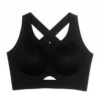 Bra Olahraga Wanita Model Tank Top Racerback Plus Size dengan Dukungan 3D untuk Yoga, Fitness, Lari, dan Aktivitas Sehari-hari (Grosir Pabrik)