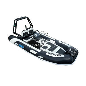 Bateau de pêche en aluminium Transea 13 pieds à coque en aluminium haute vitesse Orca Hypalon, épaisseur de coque 3 mm, bateau de pêche en aluminium de 4 m - Product Image 4
