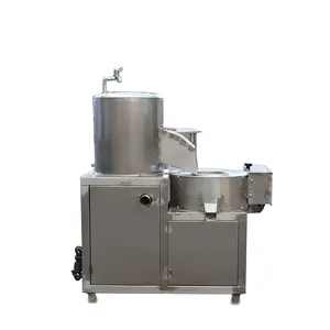 Havuç yıkama taze tatlı patates cilt temizleme ticari santrifüj Taro patates soyma makinesi